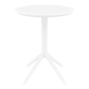 Shipley 60cm Polypropylene Outdoor Dining Table In White