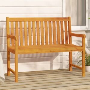 Nova 110cm Wooden Garden Seating Bench In Natural