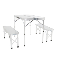 Charles Bentley ODYSSEY 4 Seater Bench Dining Set