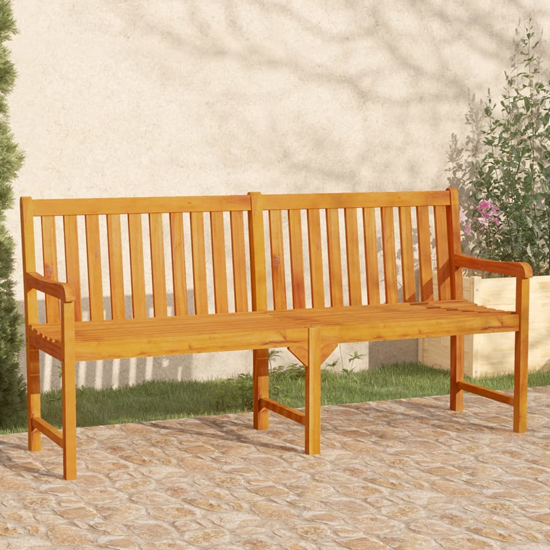 Nova 180cm Wooden Garden Seating Bench In Natural