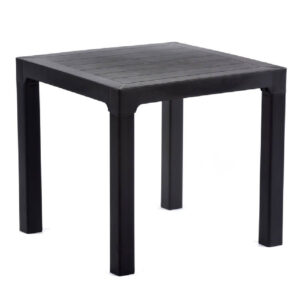 Novato Outdoor Polypropylene Dining Table In Anthracite